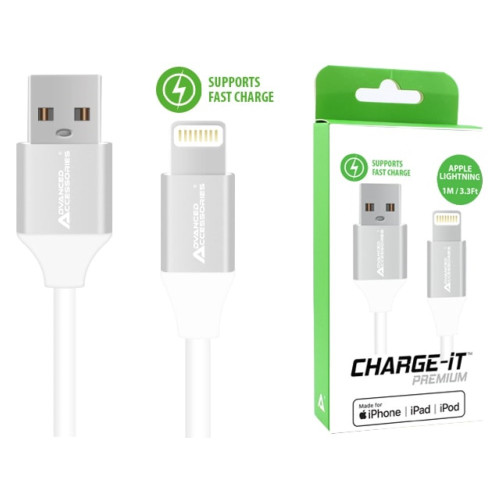AA CHARGE-IT 27W MFi Premium Lightning Cables Supports Fast Charge & Sync for Apple Lightning devices
