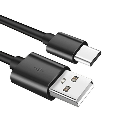 Loose Packed - AA CHARGE-iT USB-A To USB-C Cable 1M - Black