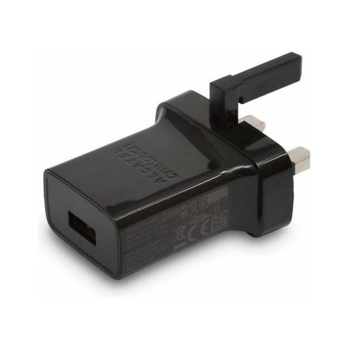 Alcatel USB Mains Charger Adapter 1Amp - Black