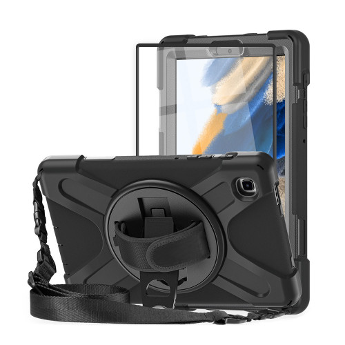 AA T-Rex Samsung Galaxy Tab A8 10.5" 360&Acirc;&deg; Rugged Case with Screen Protector - Black