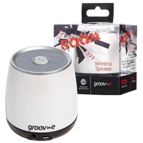 Groov-e Boom Wireless Bluetooth Speaker - White