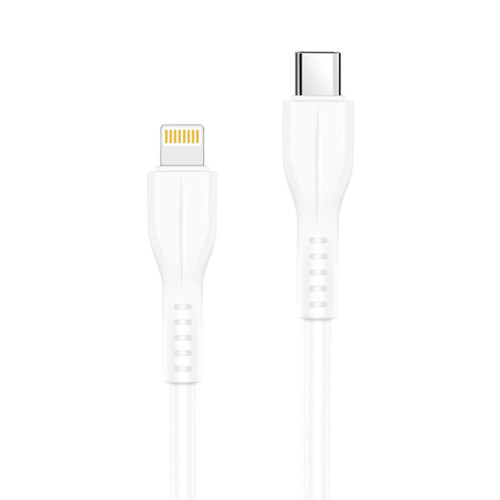 Loose Packed - AA CHARGE-iT USB-C to 8-Pin USB Cable 3 Metre - White