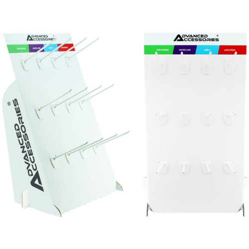 Advanced Accessories Counter Display Unit - White (H60 x W34 x D21cm)