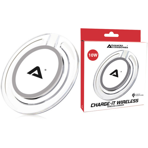 AA CHARGE-iT Wireless 10W Qi Standard Charger - White