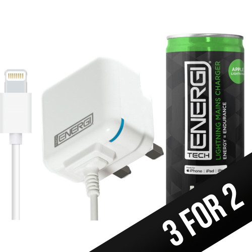 Tech EnergiÂ® Apple Lightning Mains Charger