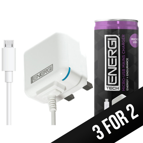 Tech Energi Micro-USB Mains Charger 1Amp