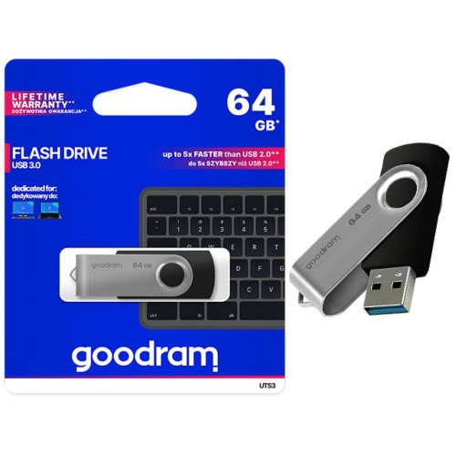 GOODRAM UTS3 Twister 64GB USB 3.0 Flash Drive