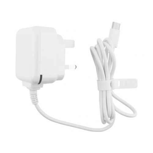 Loose Packed - AA Micro-USB Mains Charger 1Amp - White