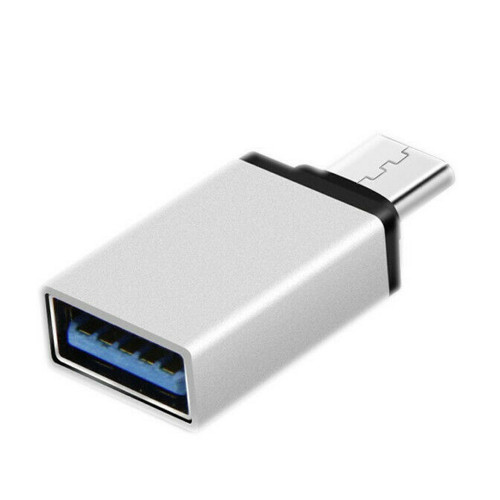 AA USB-M To USB-A Adaptor - Silver