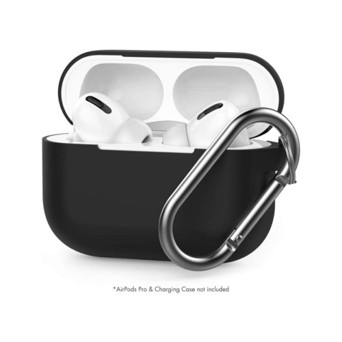 AA Airpods Pro 1/2 Charger TPU Silicone Case - Black