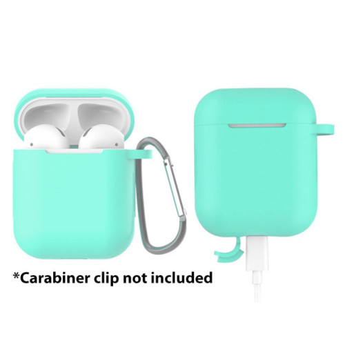 AA Airpods 1/2 Charger TPU Silicone Case - Mint Green