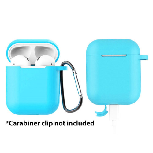 AA Airpods 1/2 Charger TPU Silicone Case - Light Blue