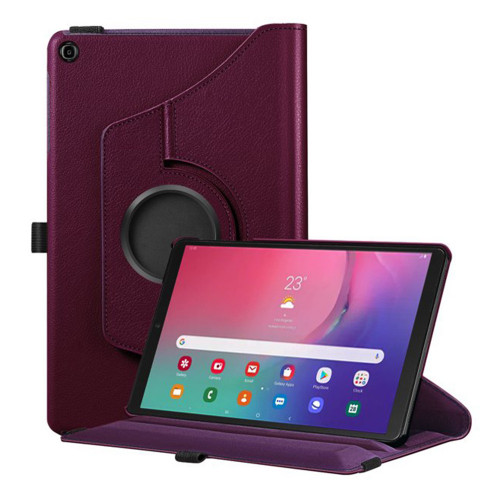 AA Samsung Galaxy Tab A 10.1 T510 360° Rotation Stand Flip Case - Purple