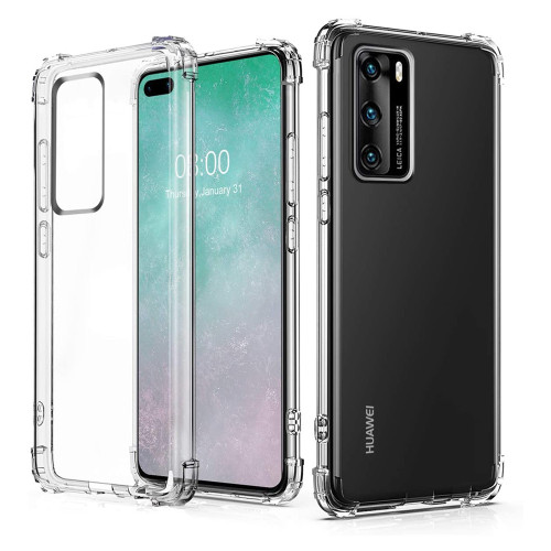 AA Protect-iT Huawei P40 Lite E Anti-Shock Gel Case - Clear