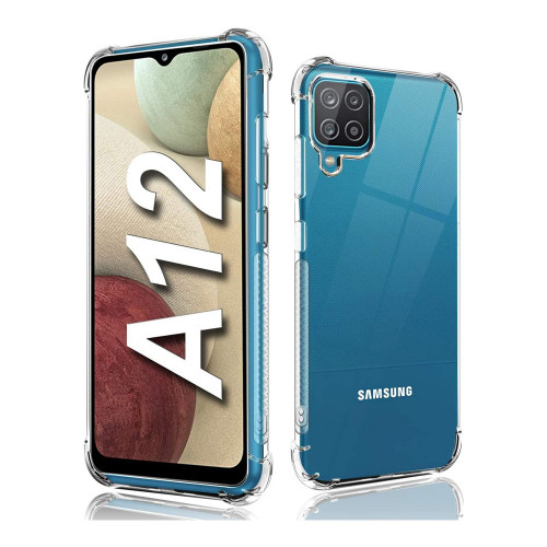 AA Protect-iT Samsung Galaxy A12 Anti-Shock Gel Case - Clear