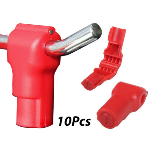 10Pcs - 7mm Retail Security StopLock for Slatwall/Pegboard/Gridwall Hooks