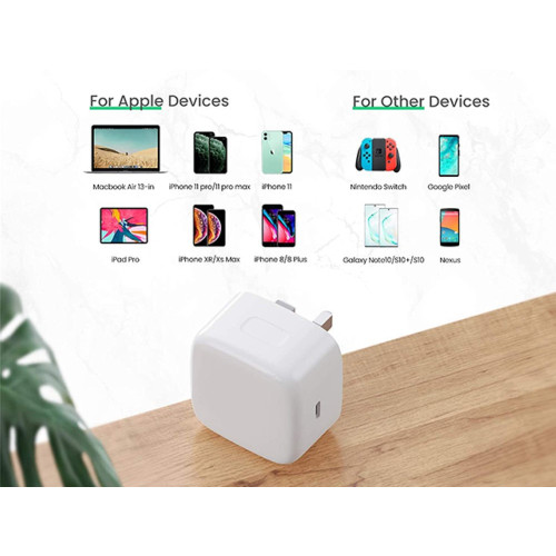 Loose Packed - AA CHARGE-iT Premium USB-C PD Mains Charger - White