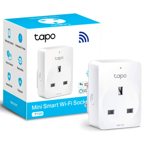 TPLink Smart Mains Charger Wi-Fi Outlet White