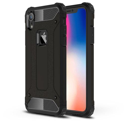 AA Protect-iT iPhone XR Rugged Case With Tempered Glass - Black