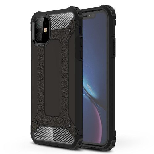 AA Protect-iT iPhone 11 6.1 Inch Rugged Case With Tempered Glass - Black