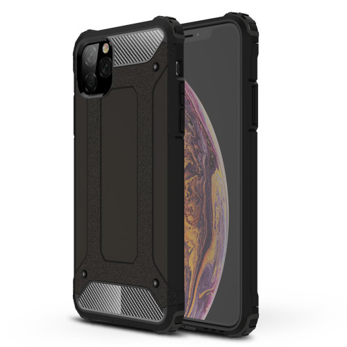 AA Protect-iT iPhone 11 Pro Max 6.5 Inch Rugged Case With Tempered Glass - Black