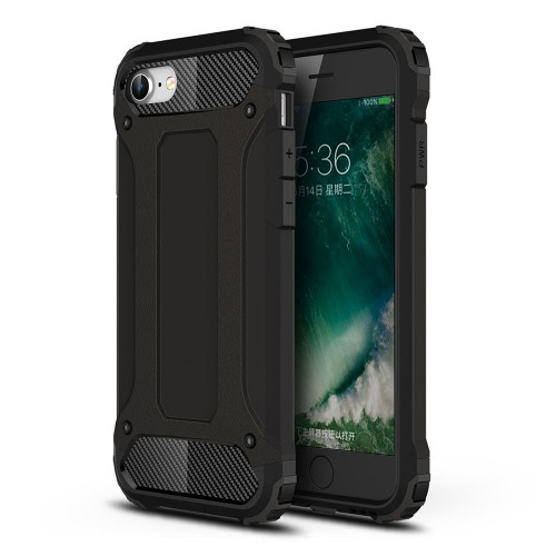 AA Protect-iT iPhone 7/8/SE 2nd/3rd Generation Rugged Case With Tempered Glass - Black