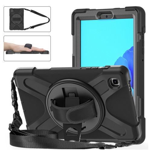 AA Protect-iT Samsung Galaxy Tablet A7 Lite 360 Degrees Rugged Case with Screen Protector- Black