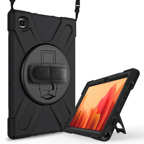 AA Samsung Galaxy Tab A7 360 Degrees Rugged Case with Screen Protector - Black