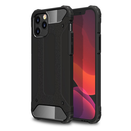 AA Protect-iT iPhone 12 Pro Max 6.7 Inch Rugged Case With Tempered Glass - Black