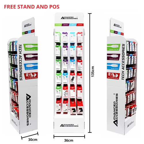 154Pcs FSDU - Advanced Accessories Retailer Starter Kit
