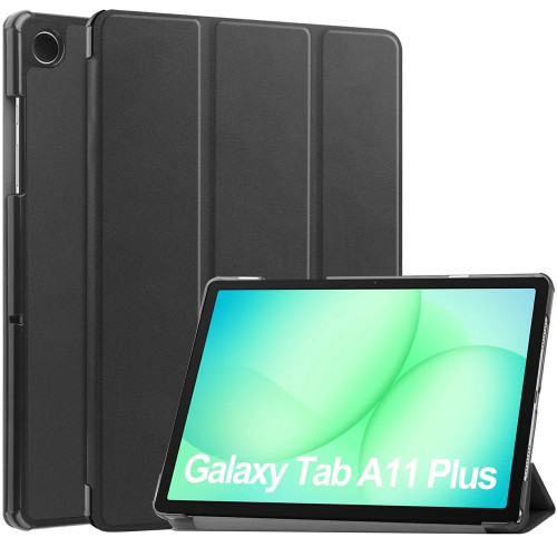 black folio case samsung tab a11+/a9+