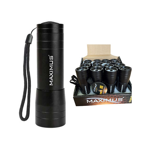 16pcs Maximus 100-Lumen 3W LED Torches Display Unit