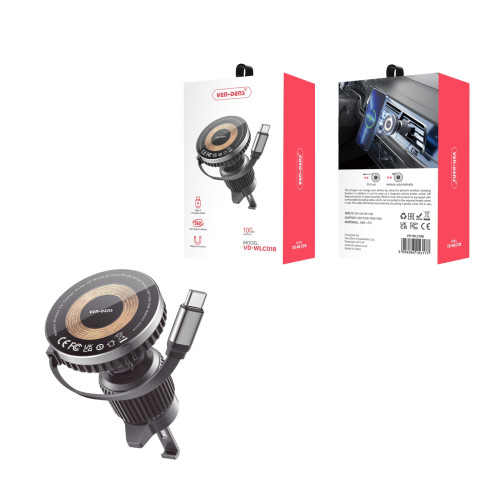 magnetic car air vent phone holder wireless charger ven dens