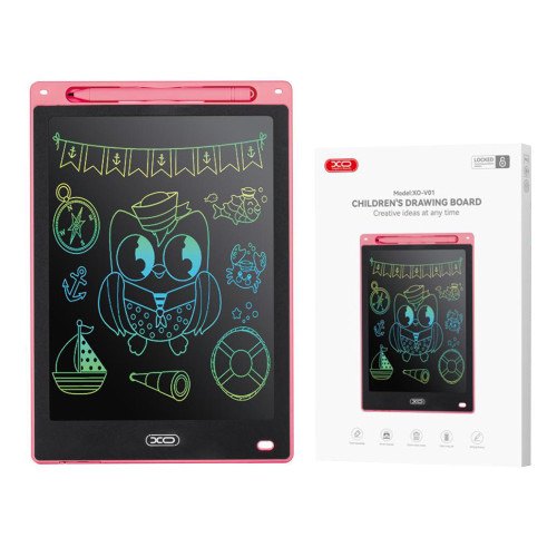 XO V01 LCD 10" Handwriting Tablet - Pink