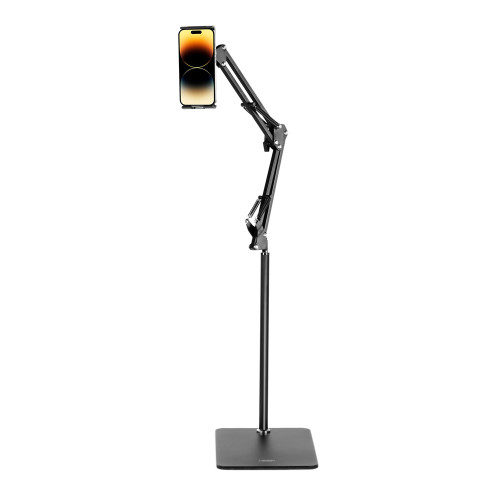 XO Metal Floor-Standing Device Holder - Black