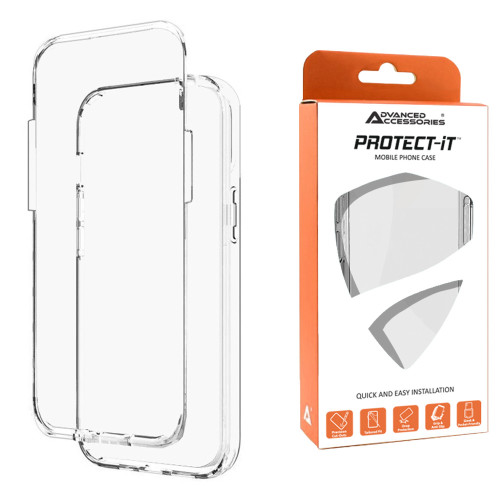 AA PROTECT-iT 360Â° Front And Back iPhone 17 6.3" Anti-Shock Case - Clear
