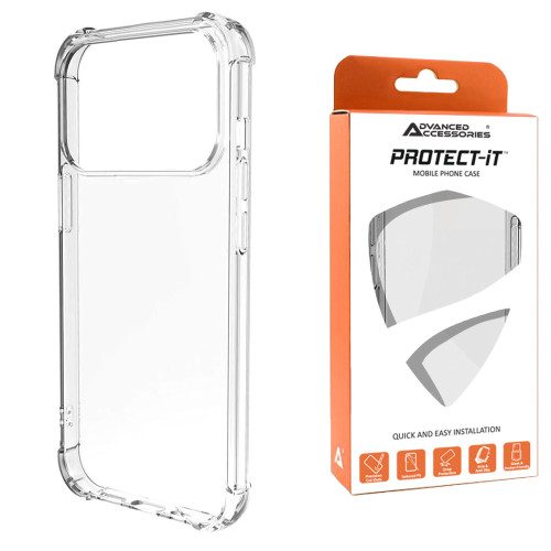 AA PROTECT-iT iPhone 17 Pro Max 6.9" Anti-Shock Case - Clear