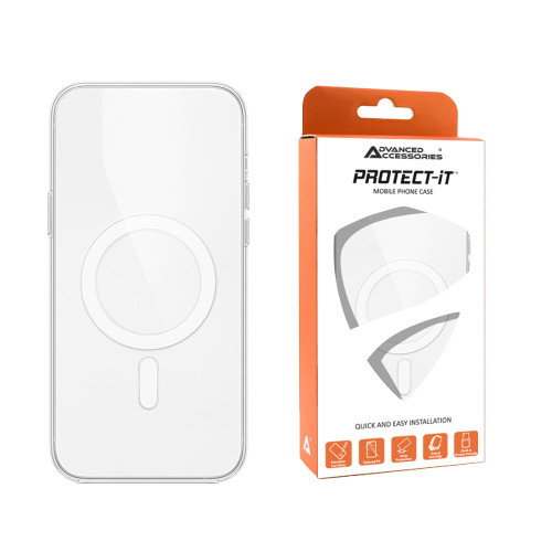 AA PROTECT-iT iPhone 15 Pro Max 6.7 Inch MagSafe Anti-Shock Case - Clear