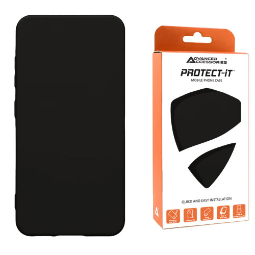 AA Protect-iT iPhone 13 Pro 6.1 Inch Silicone Case - Black