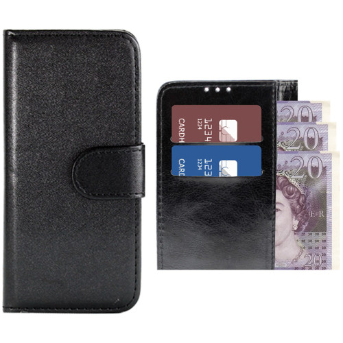 AA iPhone 13 Pro 6.1 Inch Wallet Flip Case - Black