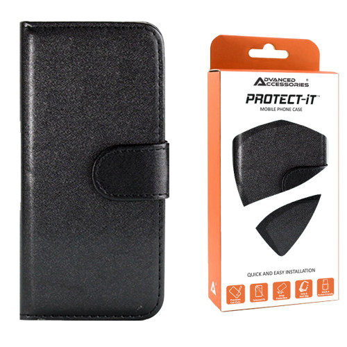 AA iPhone 13 6.1 Inch Wallet Flip Case - Black