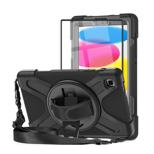 AA iPad 10th Gen 10.9"/11th Gen 11" 360Â° Rugged Case With Screen Protector - Black