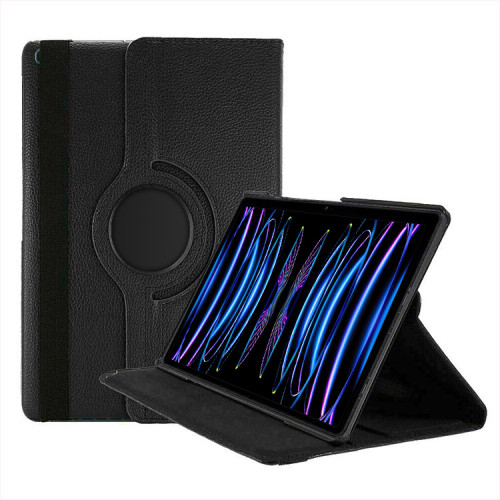AA iPad Pro 4th/6th Gen 12.9" Rotation Stand Flip Case - Black