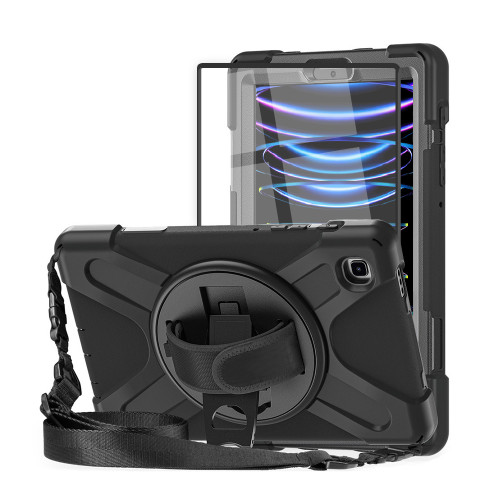 AA Protect-iT iPad Pro 4/6th Gen 12.9-Inch 360 Degrees Rugged Case with Screen Protector - Black
