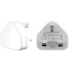 AA CHARGE-iT USB Mains Charger Adapter 1Amp - White