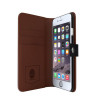 Tactus iPhone 6 Plus/6S Plus 2in1 Back & Wallet Case - Black/Brown