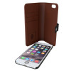 Tactus iPhone 6/6s 2in1 Wallet & Back Case - Black/Brown