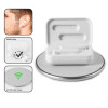 Intempo TWS 2in1 Bluetooth Earphones with Wireless Charging Pad - White