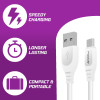 AA CHARGE-IT MicroUSB Cable - 3 Metres-White