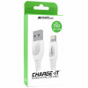 AA CHARGE-IT (1M) 8 Pin USB Data Cable for Apple Lightning devices - 1 Metre -  White
